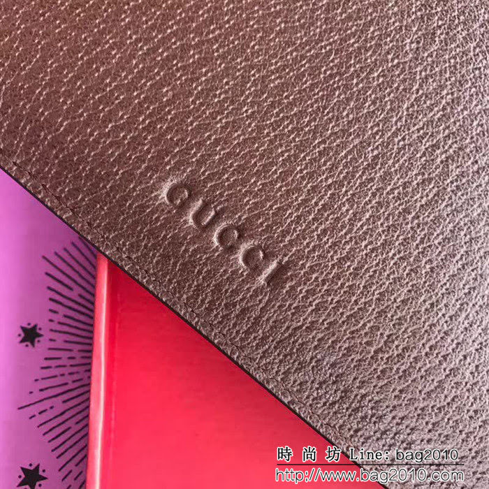 GUCCI古馳 歐洲正品原單 2017早春系列 引流手拿包款 452361粉葉 WTG1557